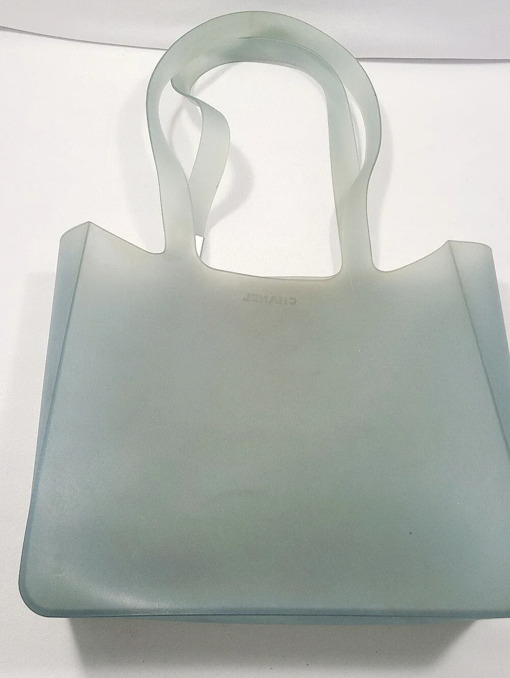 CHANEL Mint Green Jelly Tote Shoulder Bag